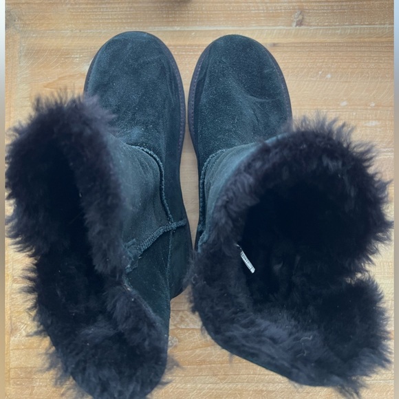 UGG CONSTANTINE SATIN RIBBON BLACK BOOTS - WOMEN'S Size 7 New - Picture 5 of 9